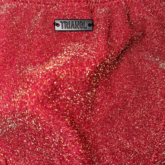 Ruby Sparkle swimsuit set with bag. - Picture 4 of 4